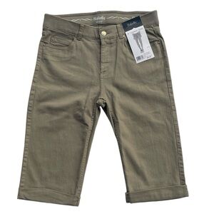 RAFAELA WEEKEND NWT WOMENS VETIVER COLOR BERMUDA SHORTS SIZE 8